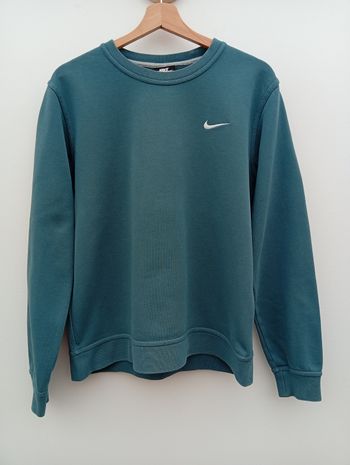 Sweat Nike Crewneck Bleu Canard - 100% Coton - Taille L