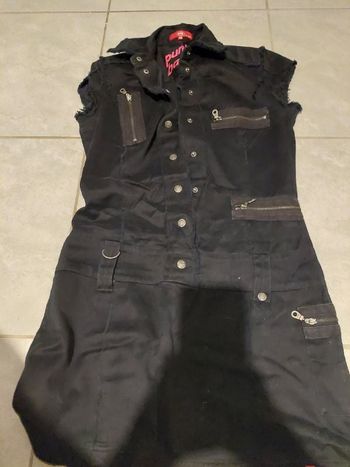 Robe courte jean noire