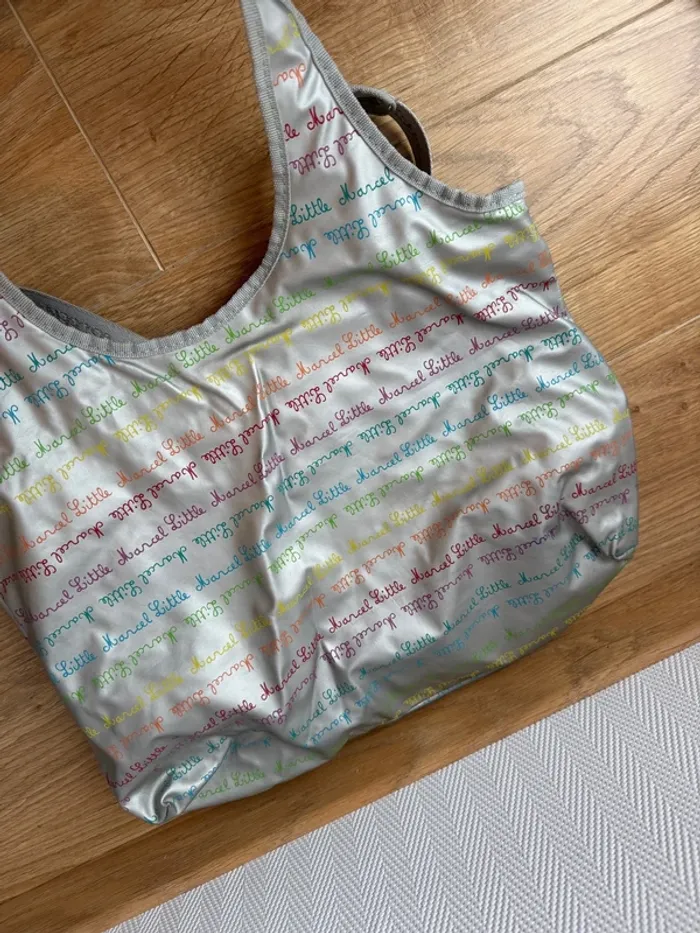 Sac Little Marcel gris argenté - photo numéro 3