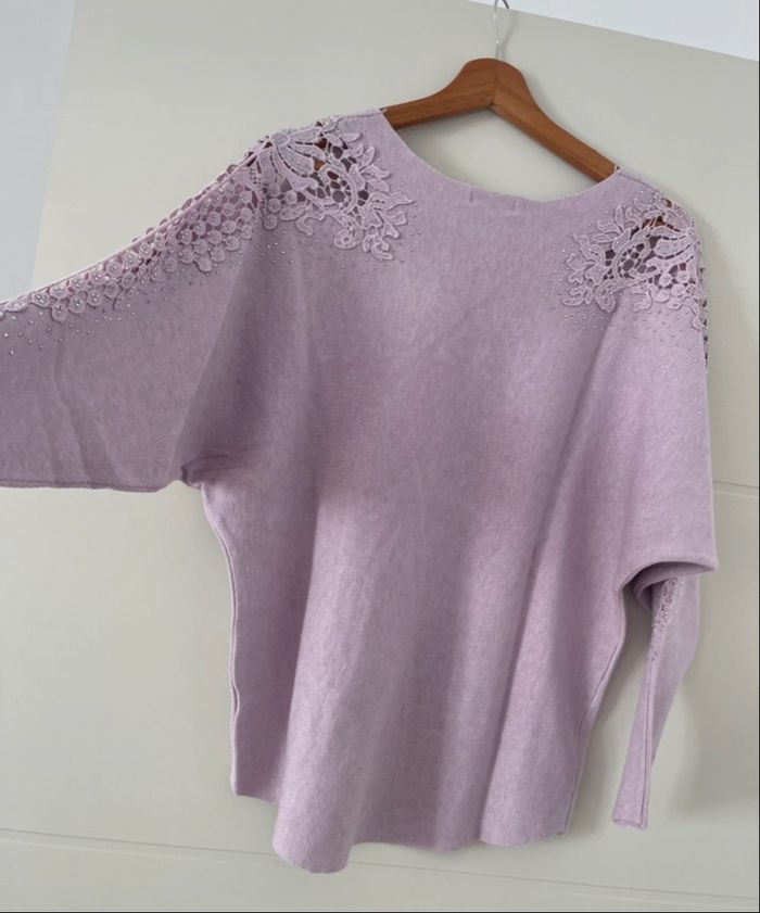 Pull manches chauve-souris  taille unique Miss Sara