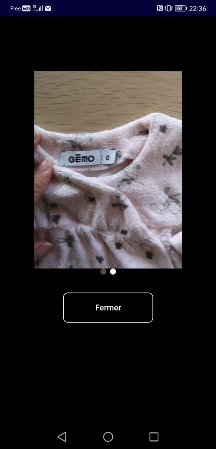 Pyjama floral - photo numéro 2