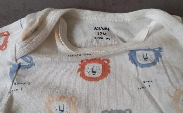Body manches longues - Taille 12 mois - Kiabi - photo numéro 3