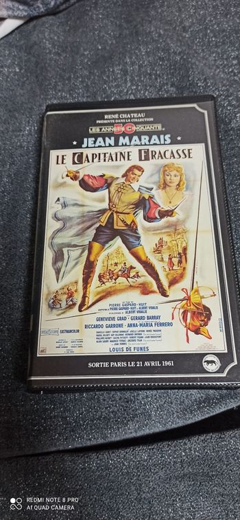 Cassette video le capitaine fracasse