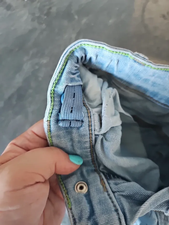 Jean skinny bleu clair kiabi 7 ans - photo numéro 3