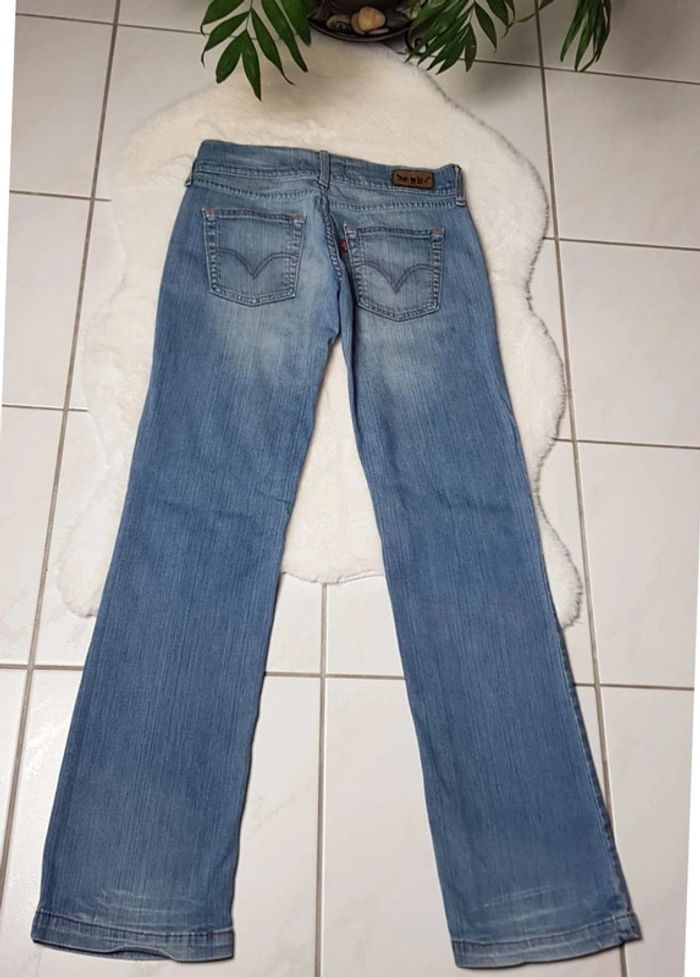 Jean Levi's Eve Square Cut Straight Leg W29 L32 Bleu - photo numéro 3