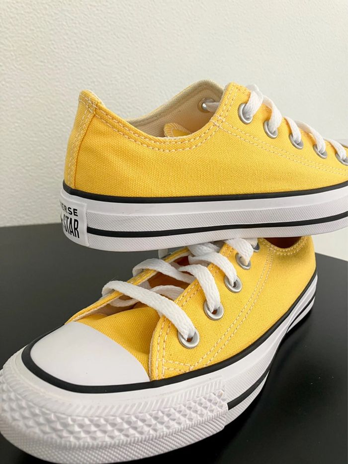 Converse All Star Low Chuck Taylor Lemon Chrome - photo numรฉro 2