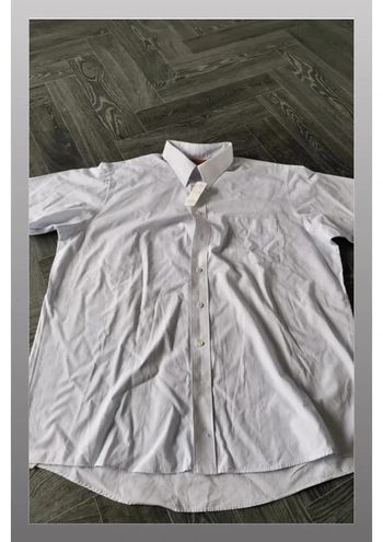 Chemise bleue manche courte Classic Taille L