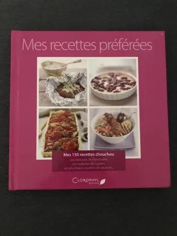 Livre : Mes recettes préférées