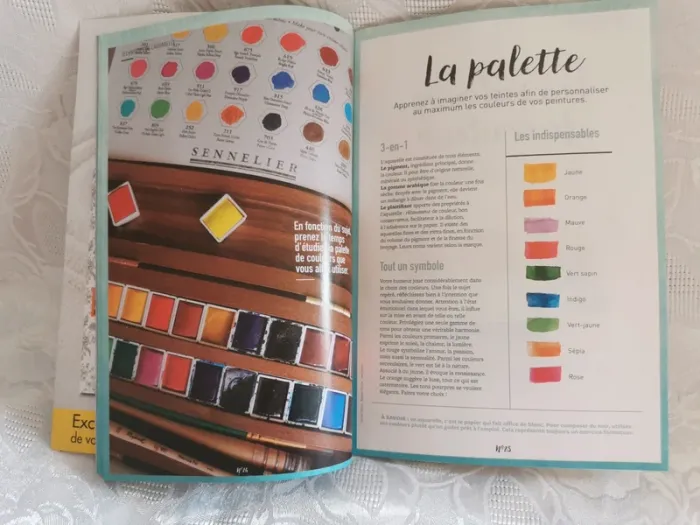 Livret. L’aquarelle facile – Les fleurs - photo numéro 6