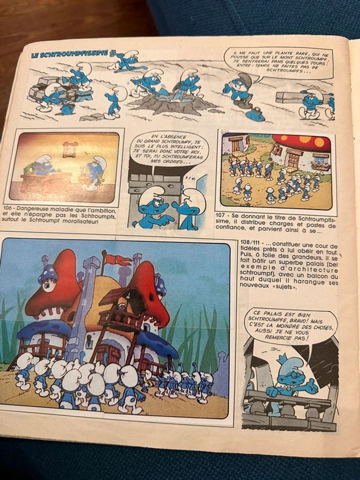 Album Panini complet Les Schtroumpfs Peyo stickers autocollants ancien vintage - photo numéro 7