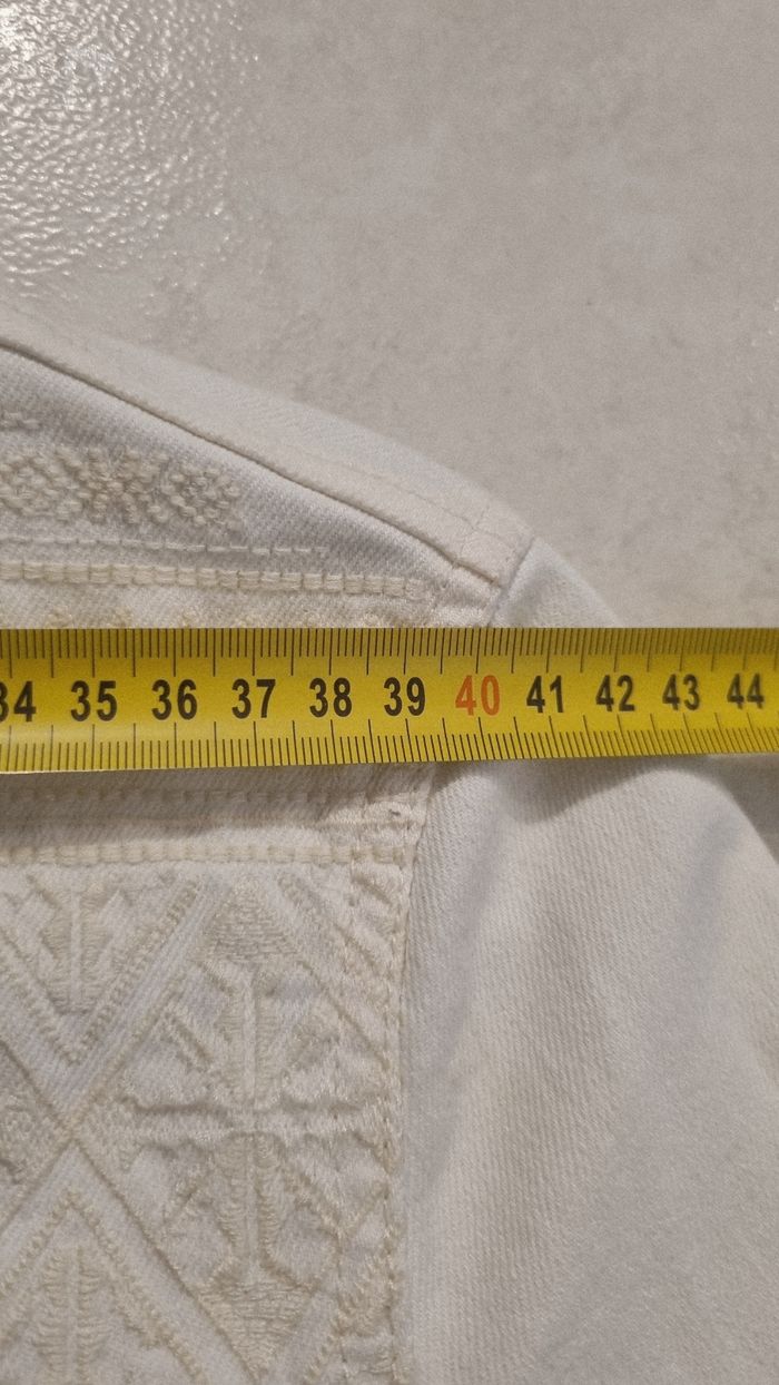 Veste en jean Cache-Cache crème taille XS - photo numéro 10