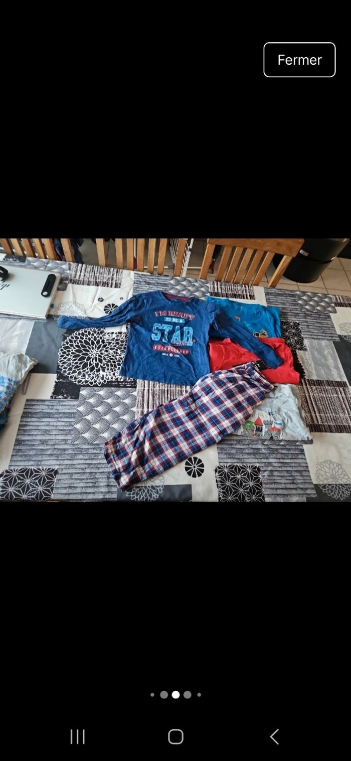 Lot pyjamas coton - photo numéro 3