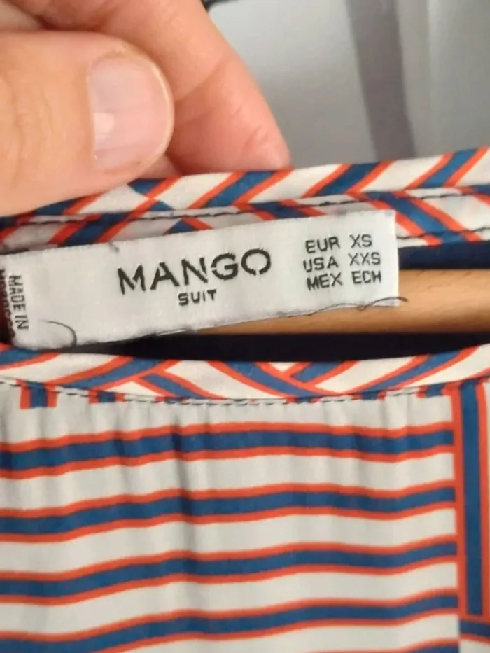 Blouse Tshirt femme géométrique Mango taille XS - photo numéro 2