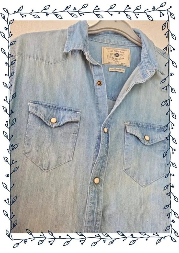 Chemise en jean slim fit - photo numéro 2