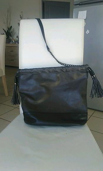 Sac fourre tout femme marron et noir              14