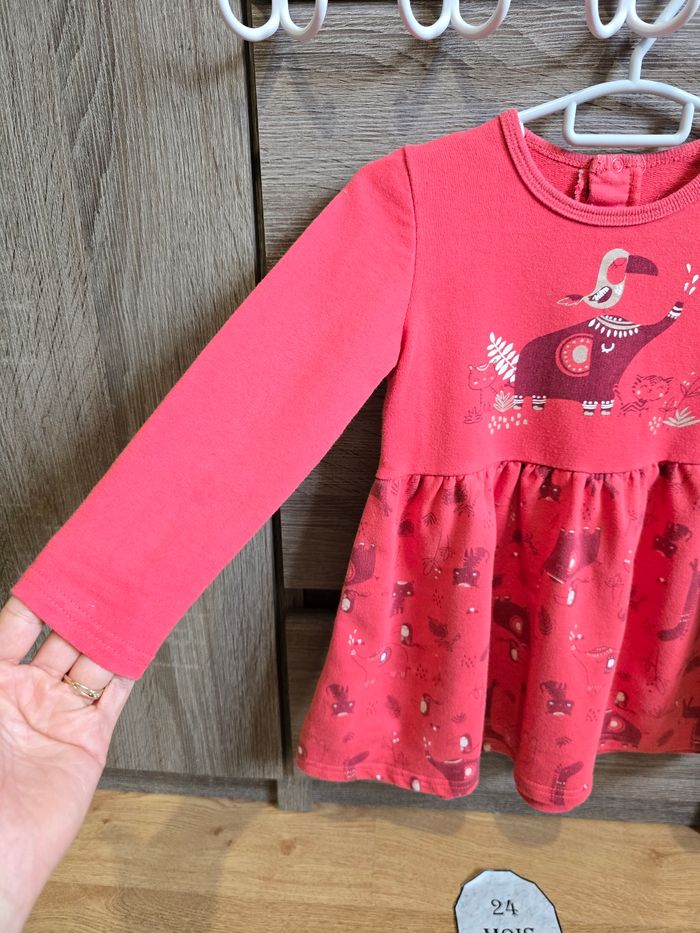 Vêtement Bébé Fille - Robe - Petit Béguin - 24 mois 92 cm - photo numéro 2