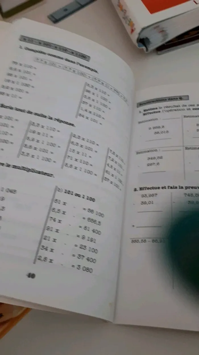 Calcul training 5ème - photo numéro 2
