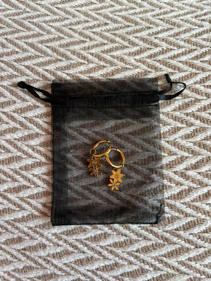 Boucles d’oreilles fleuris