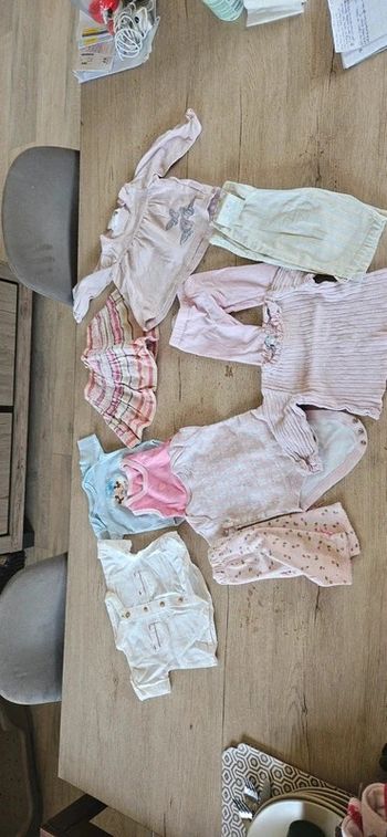 Lot de 10 vêtements fille été, 3 mois, Gap, Disney