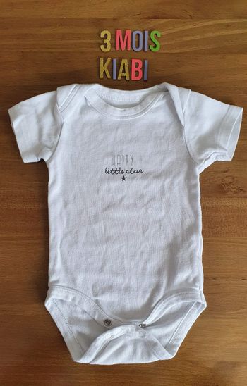 Bodies Kiabi 3mois