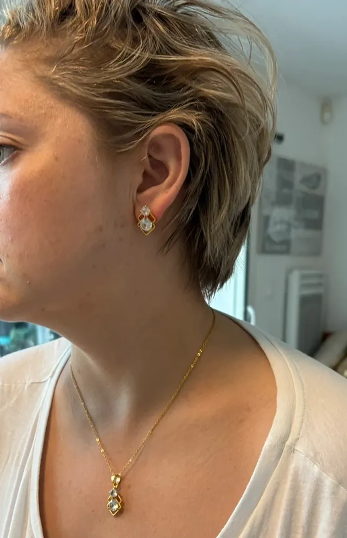 # collier et boucles d’oreilles # - photo numéro 3
