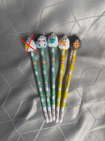 Crayon Molang au choix avec Figurine Amovible