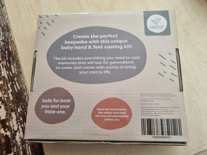 Kit empreinte mains et pieds bébé CHUCKLE - NEUF - photo numéro 2