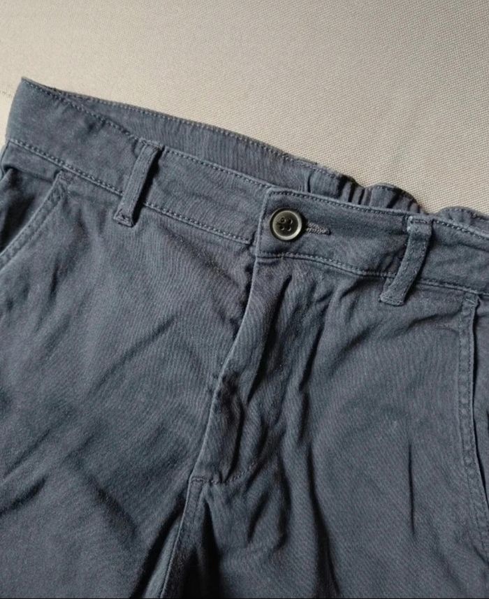 Pantalon en coton bleu marine - photo numéro 3