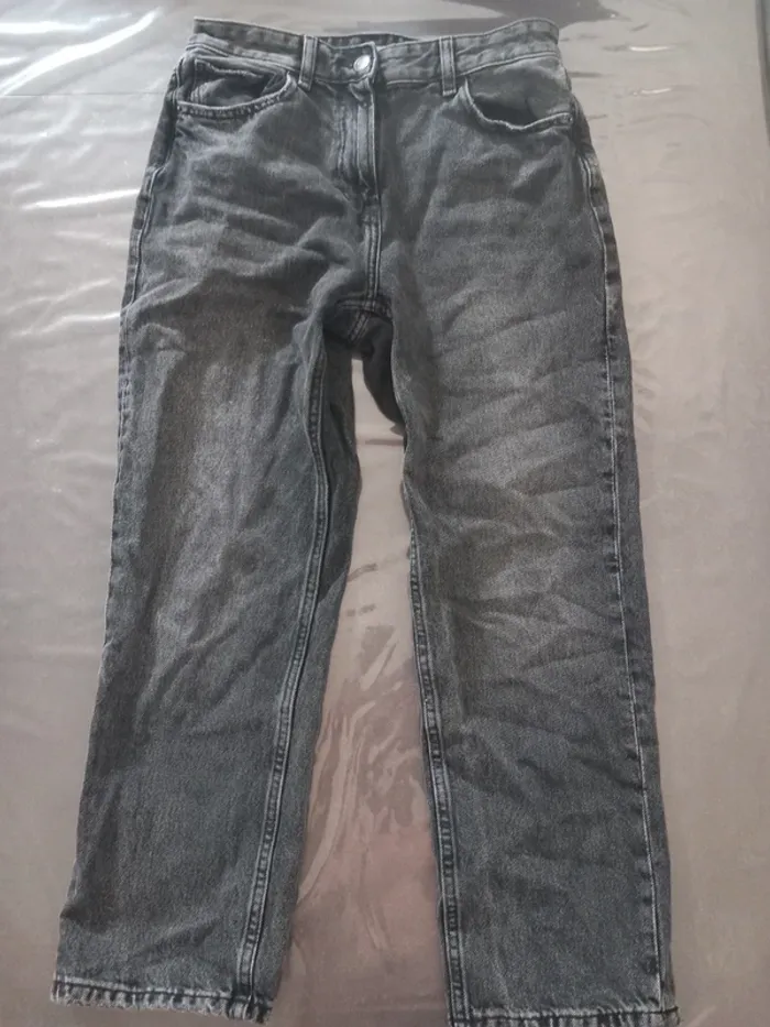 Jean gris foncé Cache Cache taille 38 - photo numéro 3