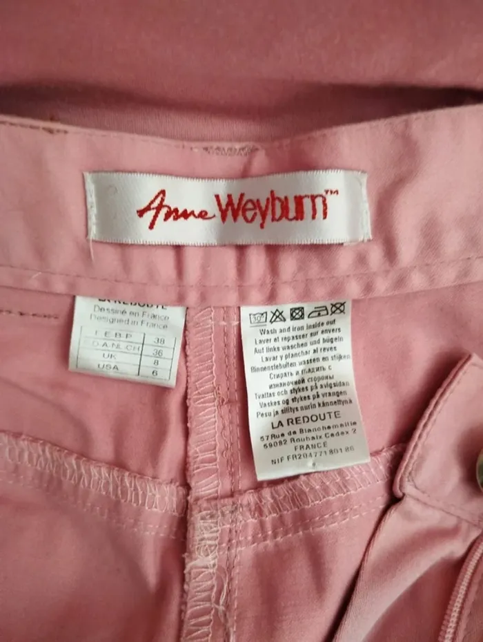 🌸Jeans Rose Anne Weyburn Taille 38🌸 - photo numéro 5