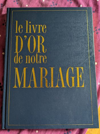 Livre d'or de mariage neuf 