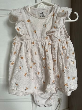 Robe body à fleur 