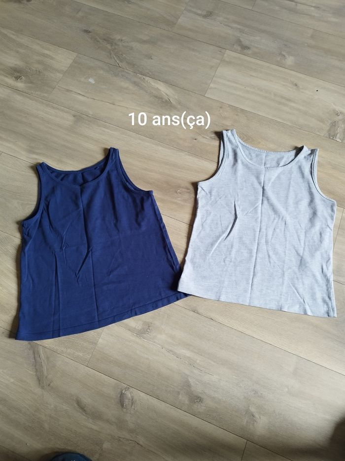 Lot chemisette 10 ans