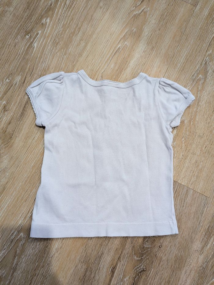 T-shirt blanc 36 mois bébé Petit bateau - photo numéro 3