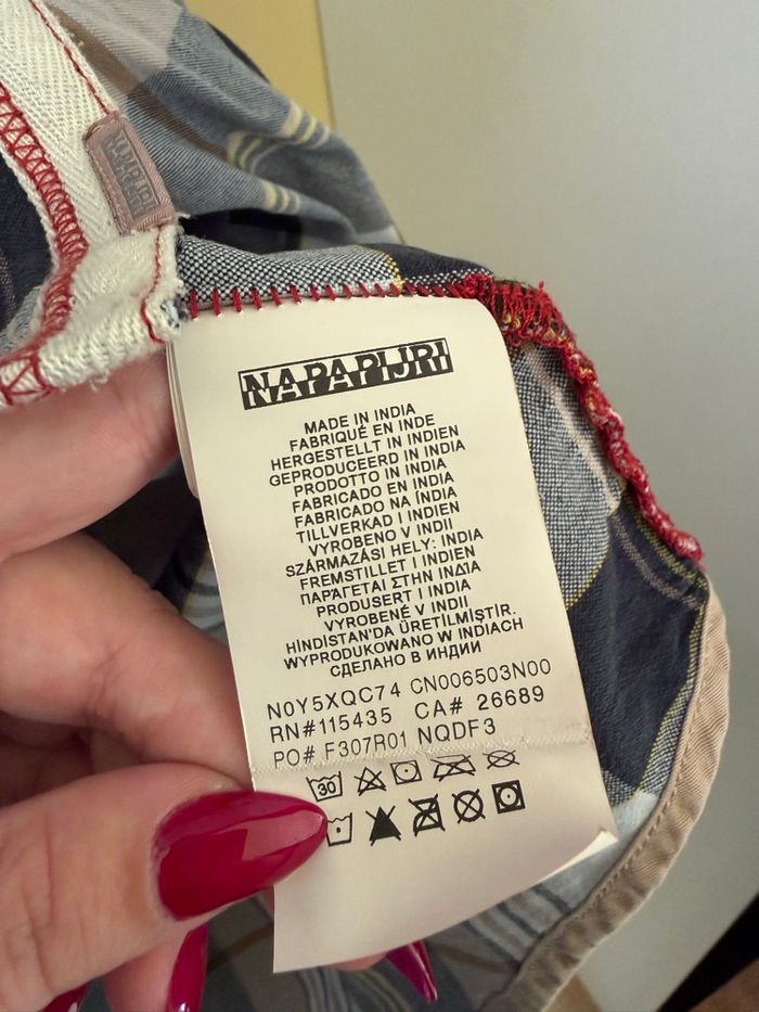 Chemise à carreaux Napapijri - photo numéro 5