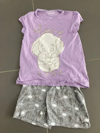 Pyja short dumbo 5-6 ans