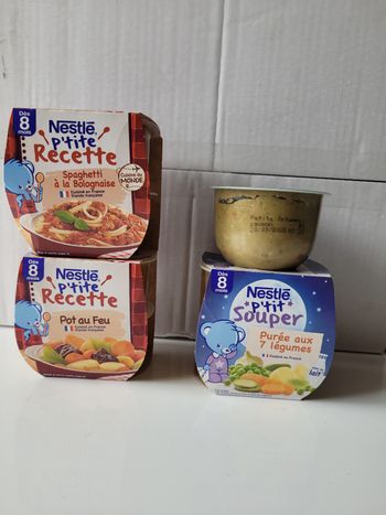 Lot plats bébé 8 mois