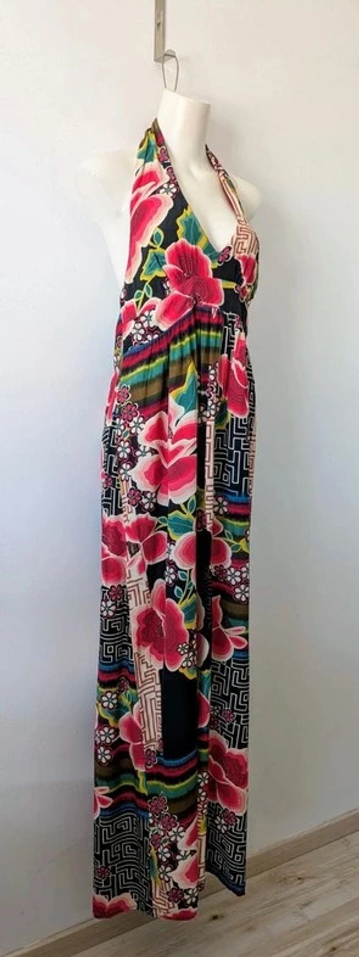 Robe d'été longue fleurie - Promod - taille 40 - photo numéro 3