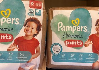 Lot de 2 paquets / pampers pants taille 6