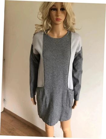Robe pull grise à manches longues Morgan taille XS état satisfaisant