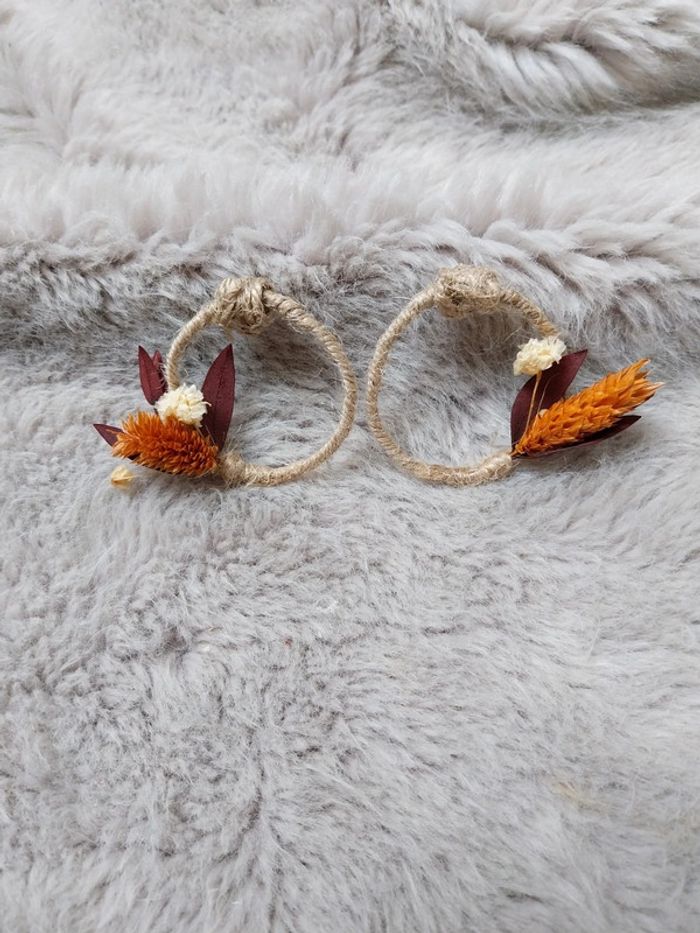 Boucles d'oreilles terracotta