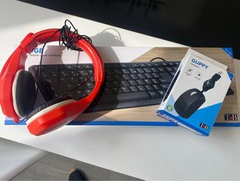 lot clavier, souris et casque