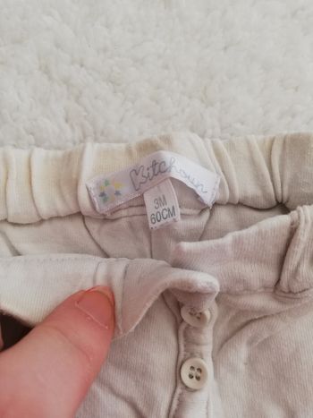 Pantalon blanc fille 3 mois kitchen