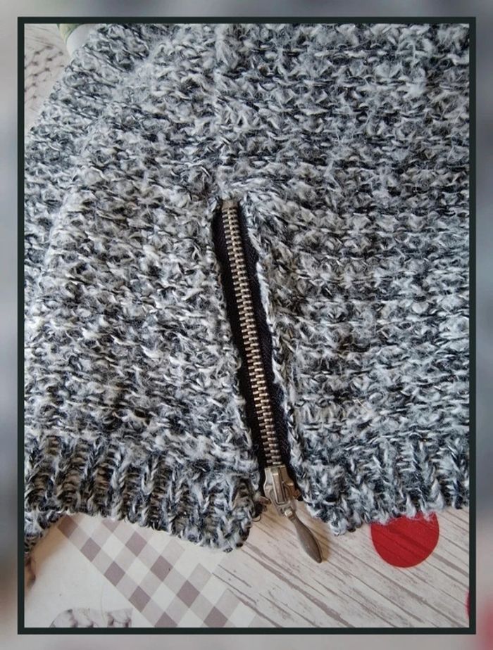 Pull gris - Cache Cache - Taille 2 (M/38) - photo numéro 4