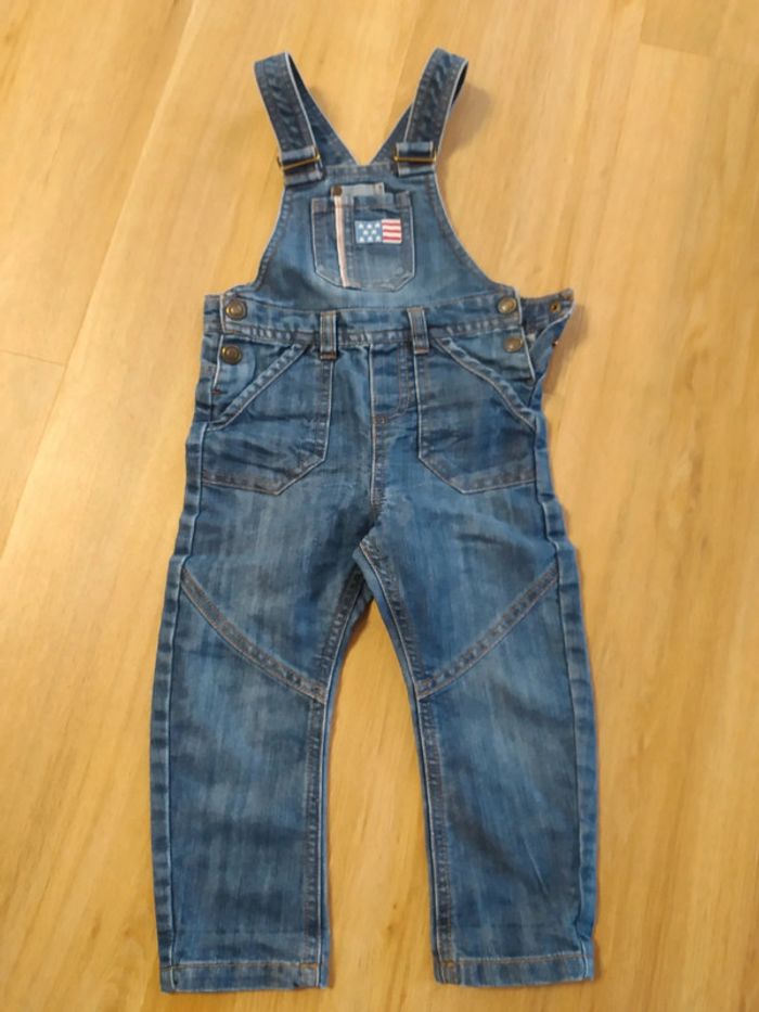 Salopette jeans tape à l'oeil 2 ans - photo numéro 2