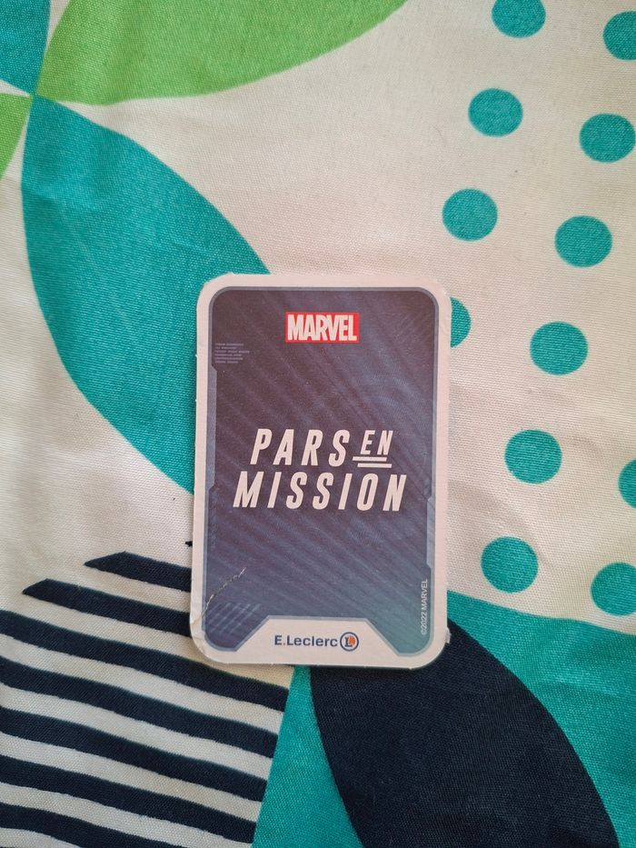 Carte Marvel pars en mission 062 - photo numéro 2