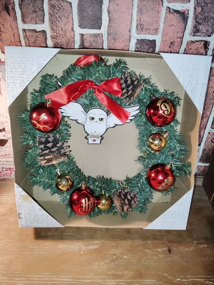 Couronne de Noël Harry Potter