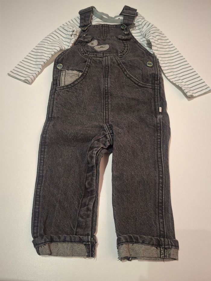 Ensemble salopette et body