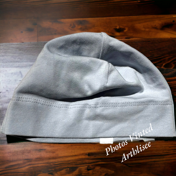 Bonnet jersey bleu clair H&M 2 - 6 mois NSE (2€) - photo numéro 2