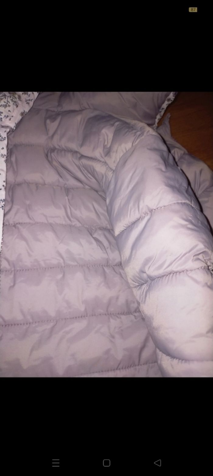 Doudoune réversible fille 12 mois - photo numéro 5